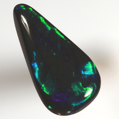 SOLID BLACK OPAL Bright gemmy green sparkles all of the time